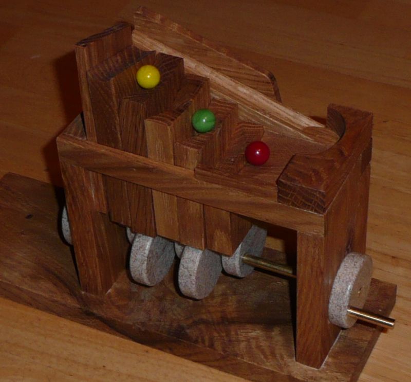 plans for a wooden marble machine